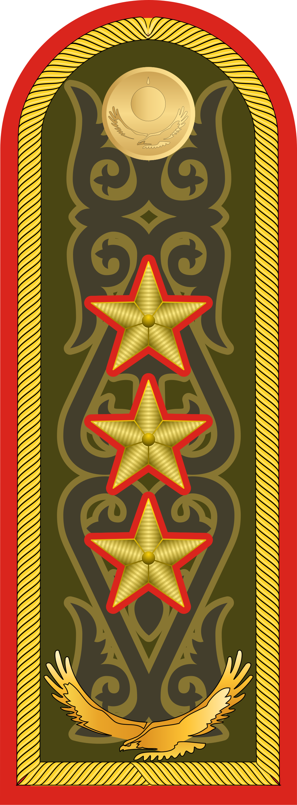 Генерал-ПолҝвниҝGénéral-polkovnïk (Forces terrestres kazakhes)