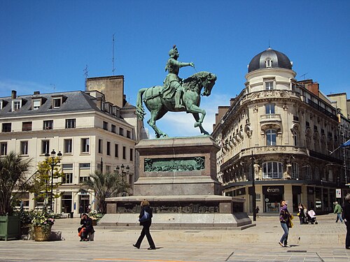 Statue de Jeanne d'Arc.