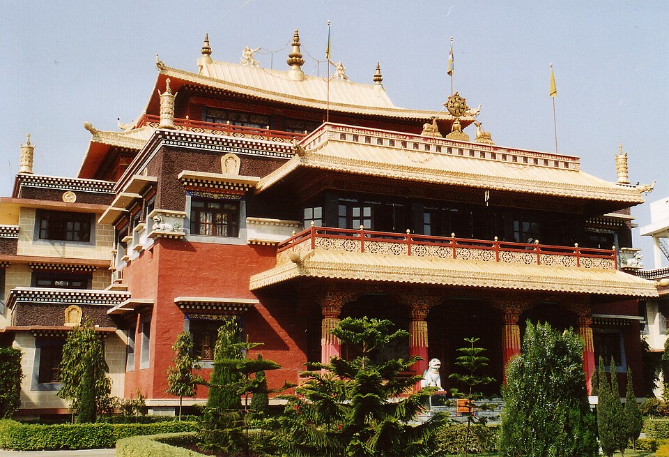 Temple et monastère de la communauté tibétaine à Sarnath