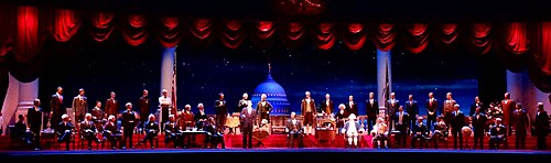 Le Hall des Présidents vers 2011 au Magic Kingdom