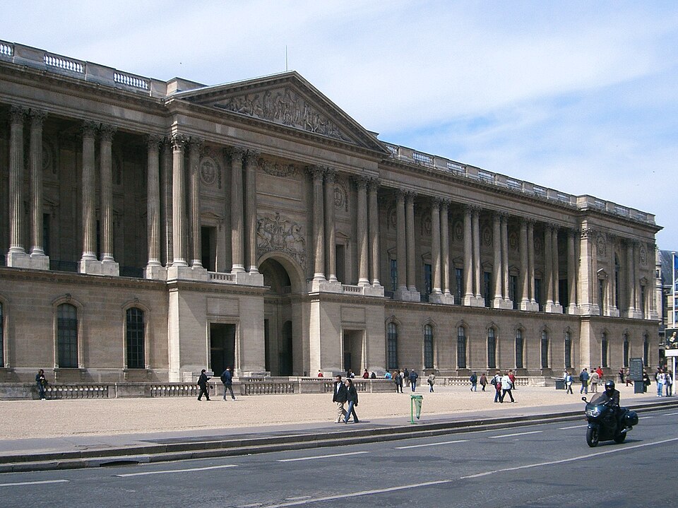 La Colonnade du Louvre par Louis Le Vau, Charles Le Brun et Claude Perrault (1667-1678)