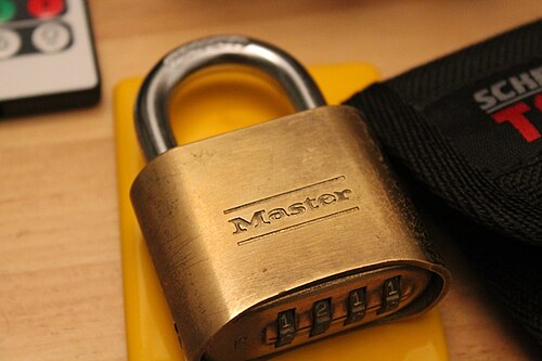 Serrure à combinaison Master 175