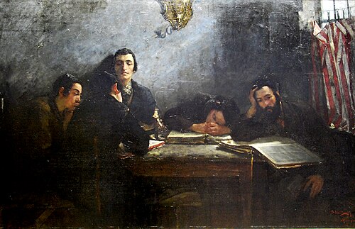 Samuel Hirszenberg, École talmudique, vers 1895-1908