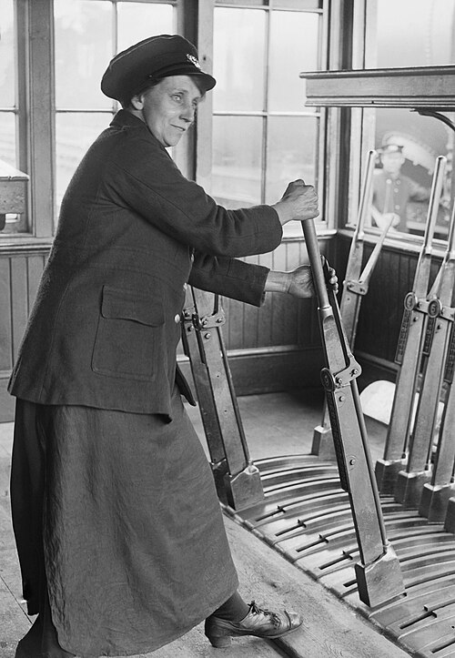 Intérieur d'une loge du Great Central près d'Annesley, en Angleterre (septembre 1918)