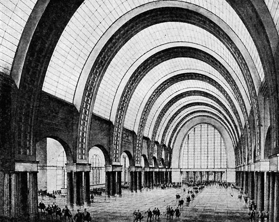 Ivan Fomin. Gare ferroviaire de Koursk, 1933