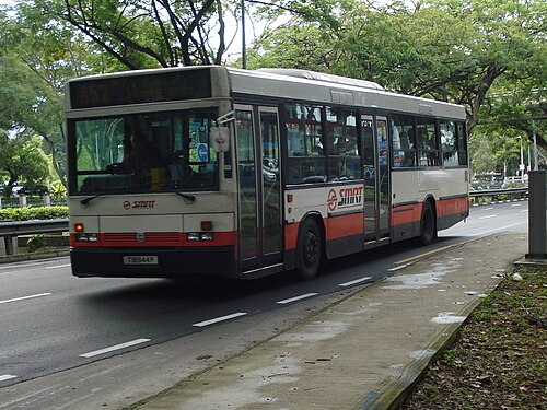 Autobus SMRT Scania L L113CRL à carrosserie ELVO