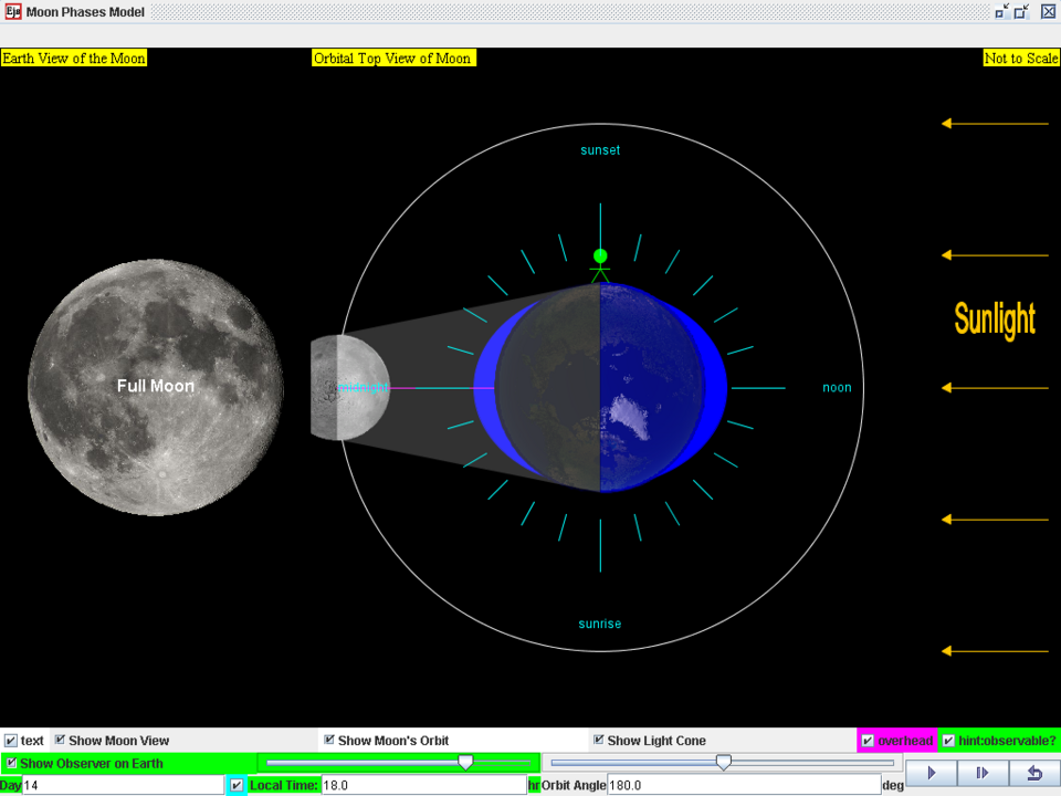 Marée de vive-eau : Soleil et Lune aux antipodes (180°)