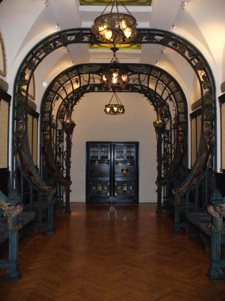Le pavillon allemand, conçu par Bruno Möhring