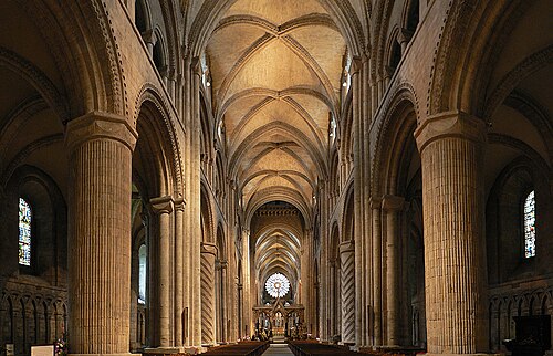 Voûtes d'ogives de la cathédrale de Durham (1135–1490)