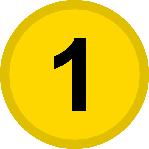 1ère place, médaillé(s) d'or