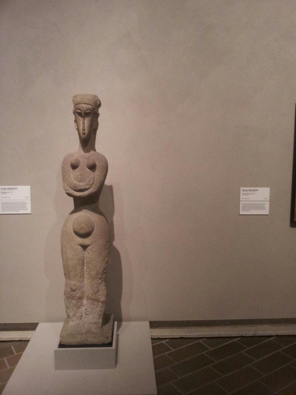 Nu debout (1912), par Amedeo Modigliani