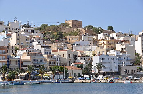 La forteresse de Kazarma au sommet de Sitia