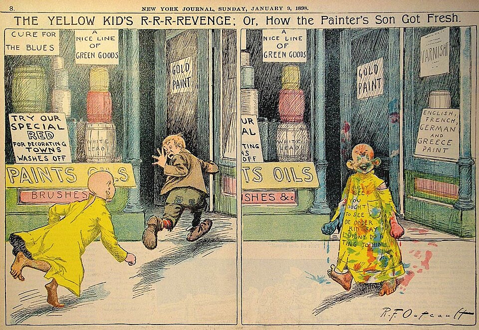 Le Kid Jaune, R. F. Outcault, 1898