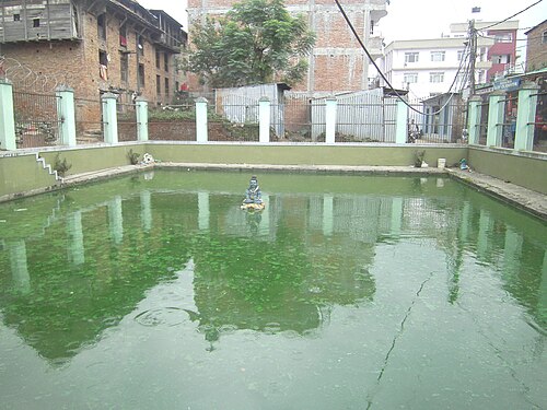 Étang du temple de Kobha Ganesh