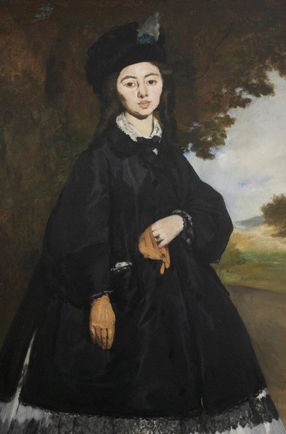 Portrait de Madame Brunet, 1867, Musée J. Paul Getty