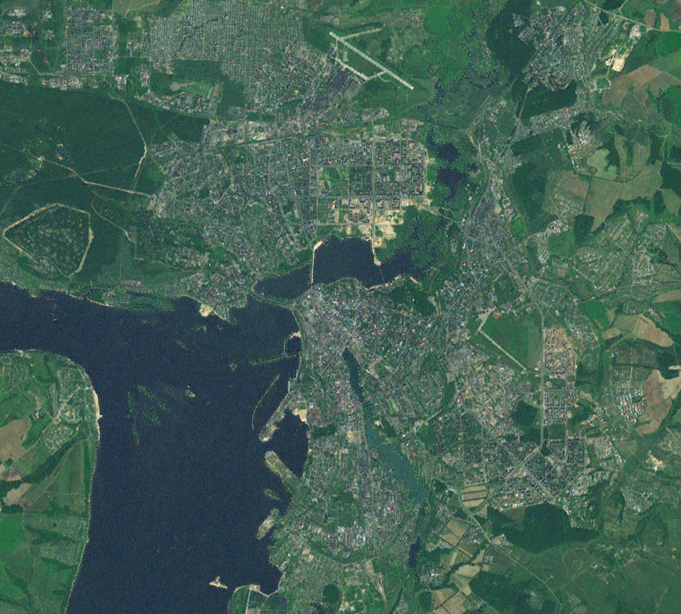 Vue satellite