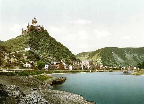 Le château de Cochem entre 1890 et 1905