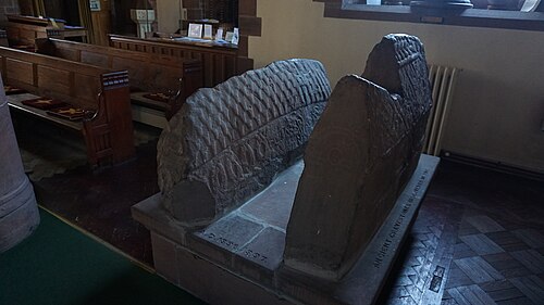 Les hogbacks détenus dans l'église