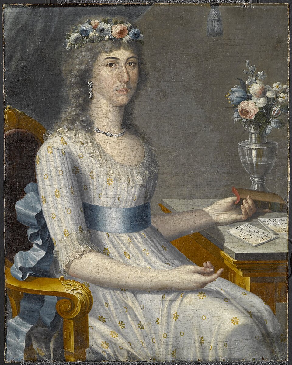 José Campeche, Doña María de los Dolores Gutiérrez del Mazo y Pérez, c. 1796