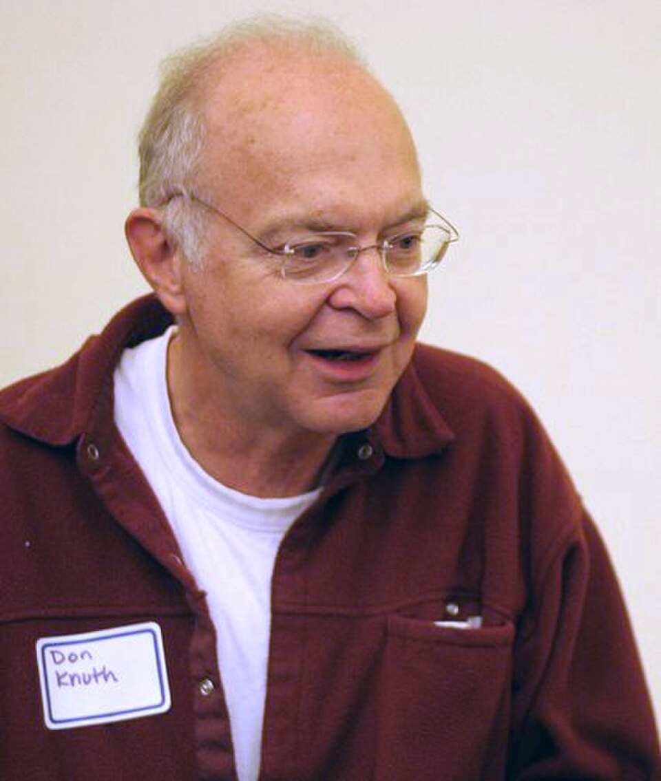 Donald Knuth, docteur en philosophie (1963), lauréat du prix Turing, est considéré comme le « père » de l'analyse des algorithmes et le créateur du système de composition TeX.