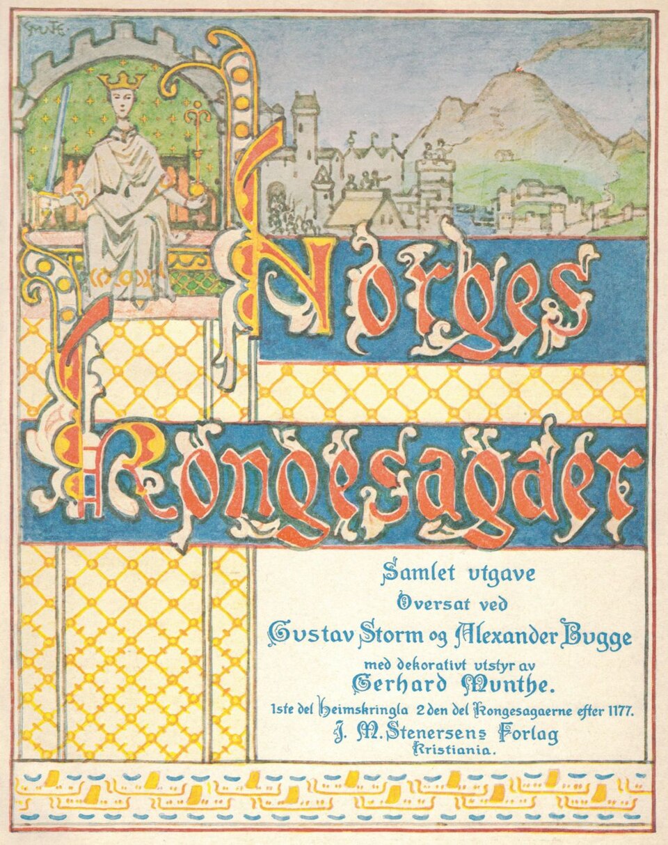 Graphic design by Gerhard Munthe (1914)
