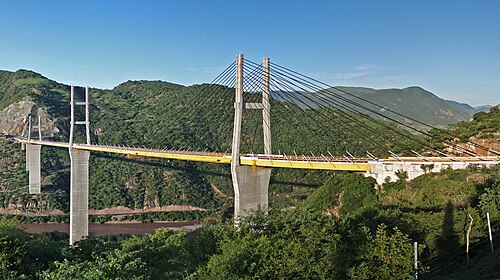 Pont Mezcala sur l'autoroute 95 au Mexique