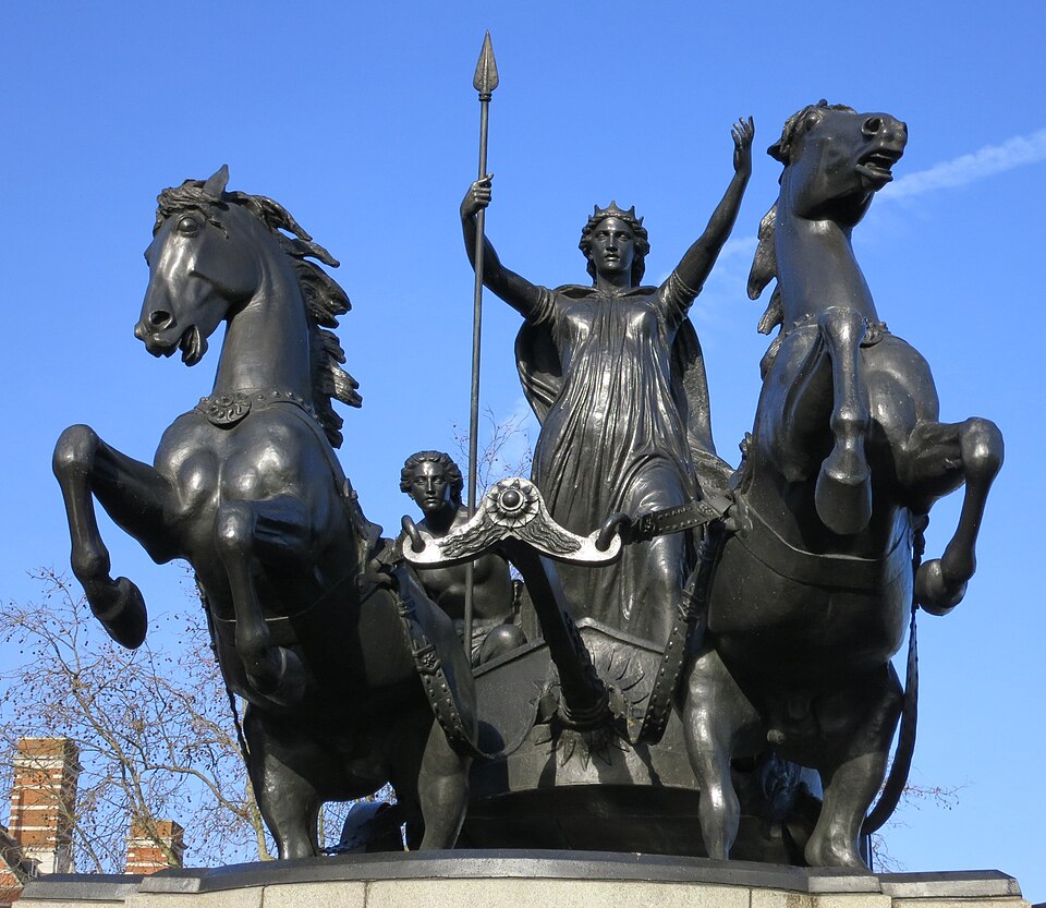 La statue de Boudica à Londres
