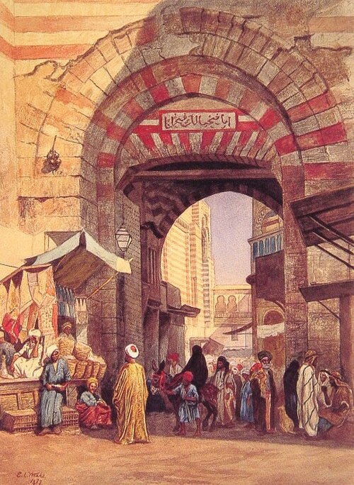Le bazar maure, peinture d'Edwin Lord Weeks, 1873