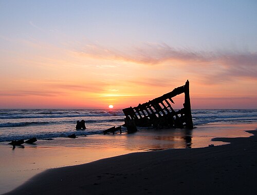 Vestiges du Peter Iredale