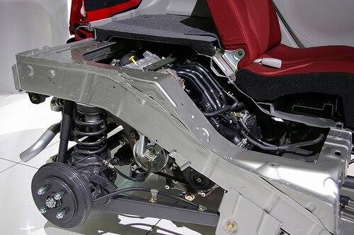 Le moteur de la Mitsubishi i