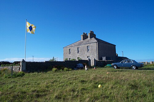 Le presbytère de l'Ouest, Sanday, Écosse (anciennement le presbytère de l'Église libre)