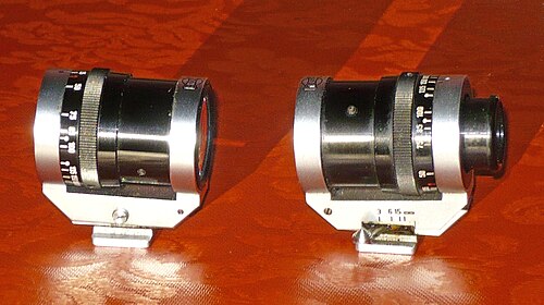 Viseur zoom allemand Tewe 35 mm à 200 mm