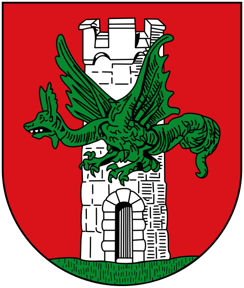 Tilleul ailé et membre dans les bras de la ville de Klagenfurt.