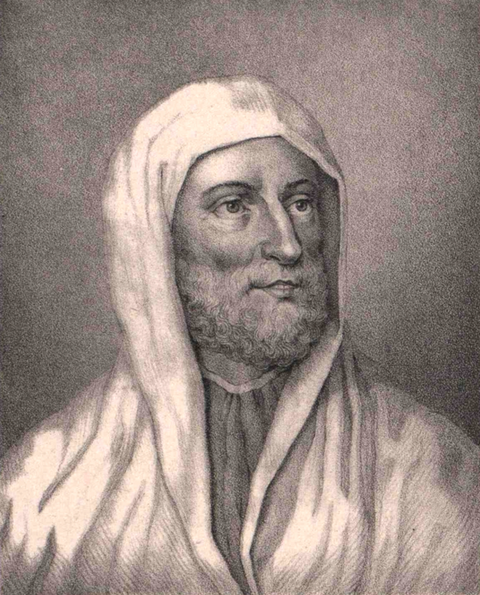 Lithographie d'Avicenne