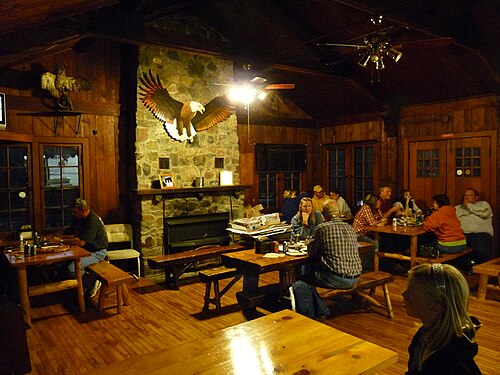 Maison Mondeaux Lodge, Westboro, Wisconsin (1936–1938)