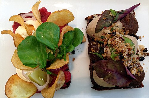 Sandwich ouvert fait maison, Danemark