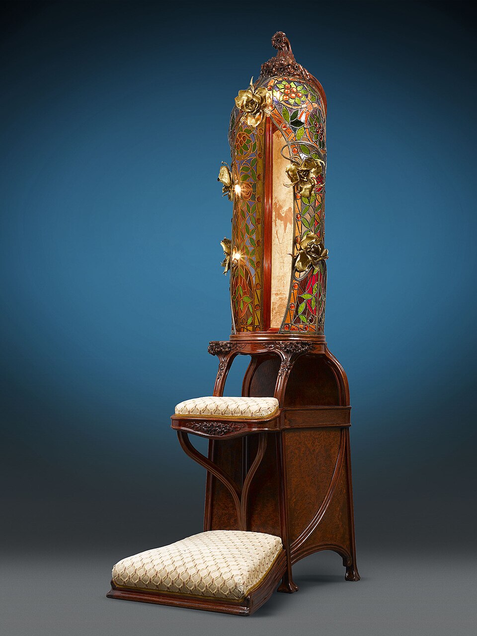 Prie Dieu, or prayer desk, designed by Antoni Gaudí for Casa Batlló (1904–1906)