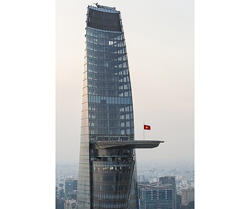 Héliport de la tour financière Bitexco, Ho Chi Minh, Vietnam