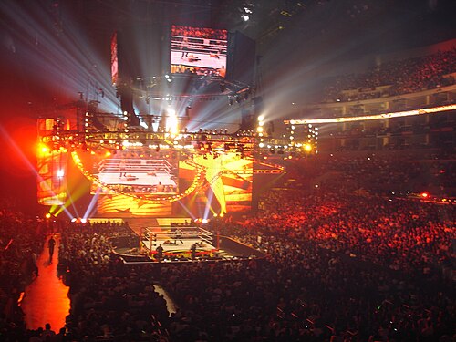 À l'intérieur de l'arène pendant WWE SummerSlam 2009