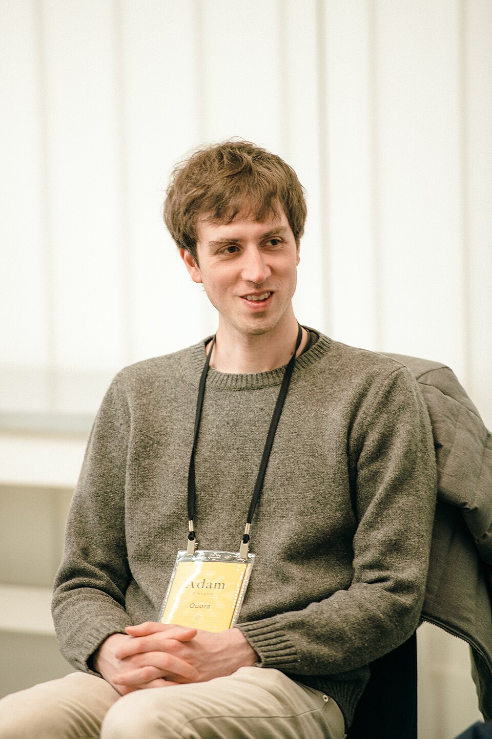 Adam D'Angelo, diplômé en sciences (2006), fondateur de Quora
