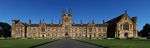 Quadrangle de l'Université de Sydney, Sydney, Australie : 1854–1862