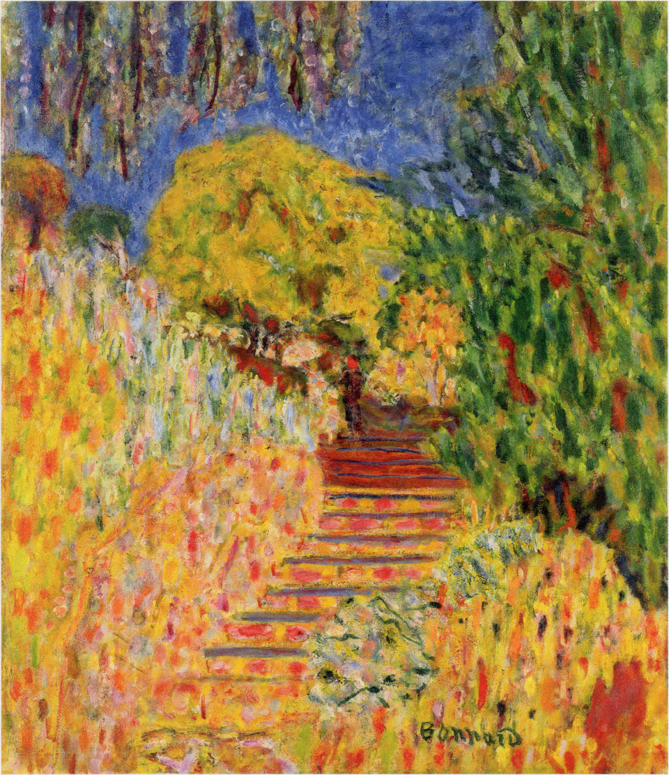 Stairs with Mimosa (1946)