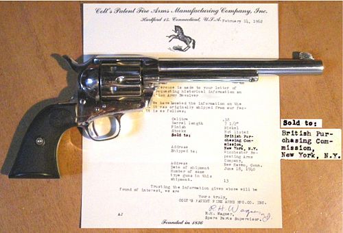 .38 Colt Single Action Bataille d'Angleterre 1940