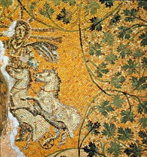 Mosaïque Jésus-Christ-Hélios.