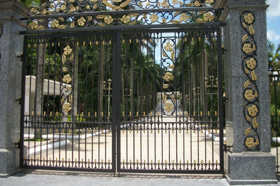 Porte du palais du roi de Malaisie, Kuala Lampur