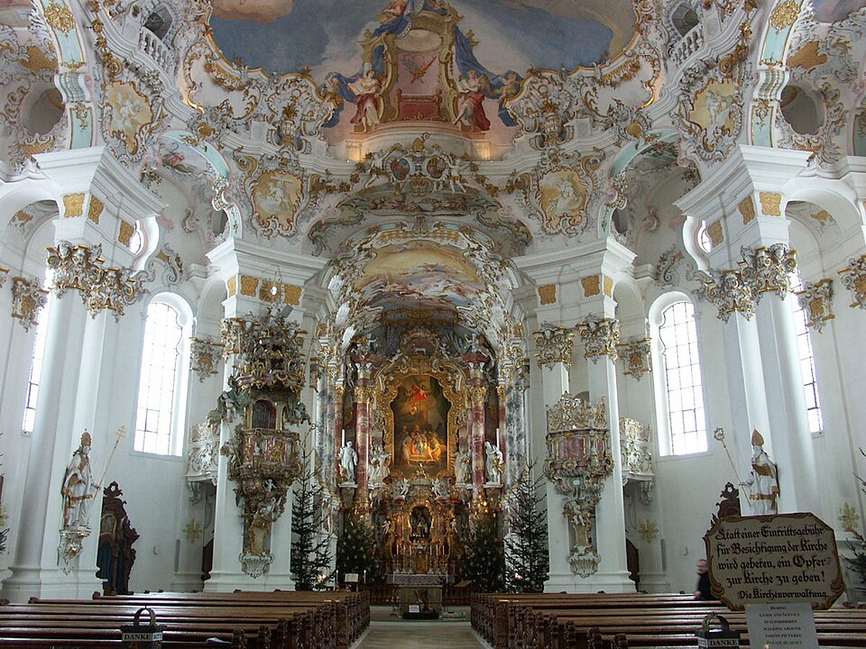 La Wieskirche de Dominikus Zimmermann (1745-1754)