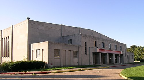 Manège militaire naval de Détroit, Détroit, Michigan (1936-1939)