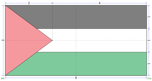 feuille de construction du drapeau