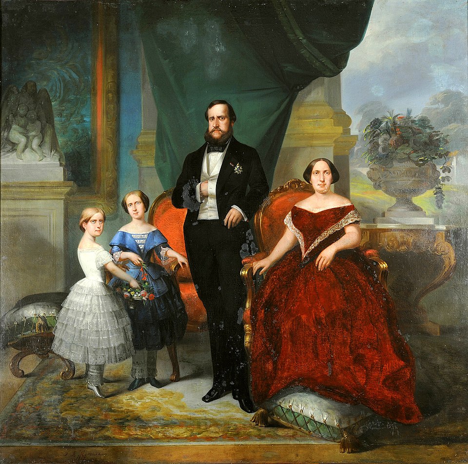 La famille impériale brésilienne (1857)