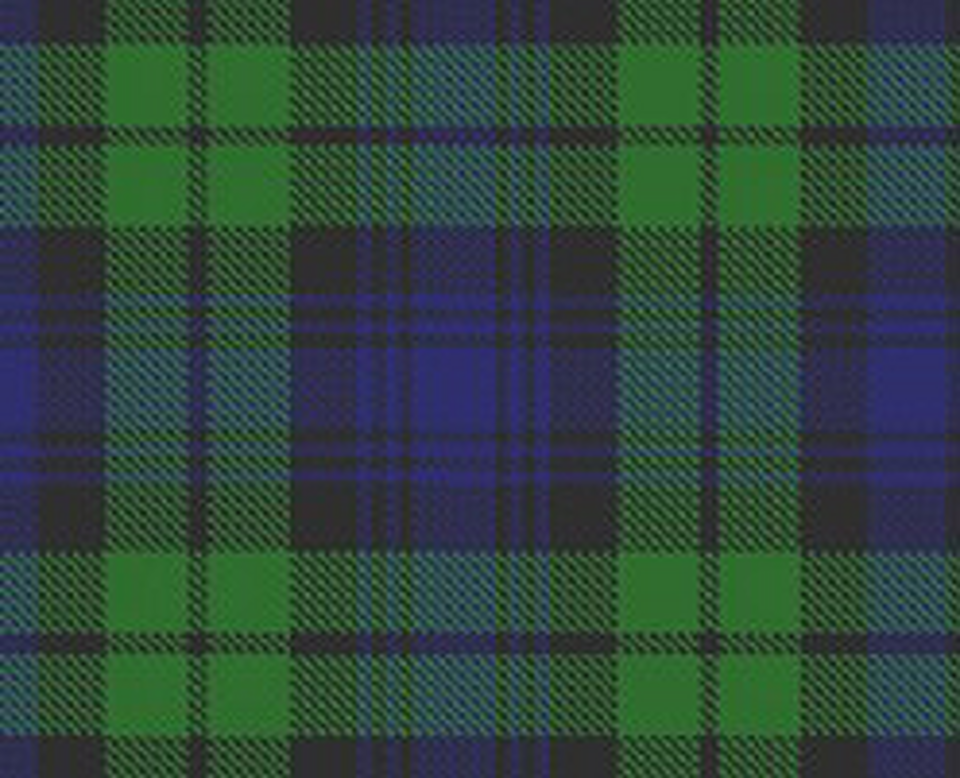 Tartan tissé du clan Campbell, Écosse